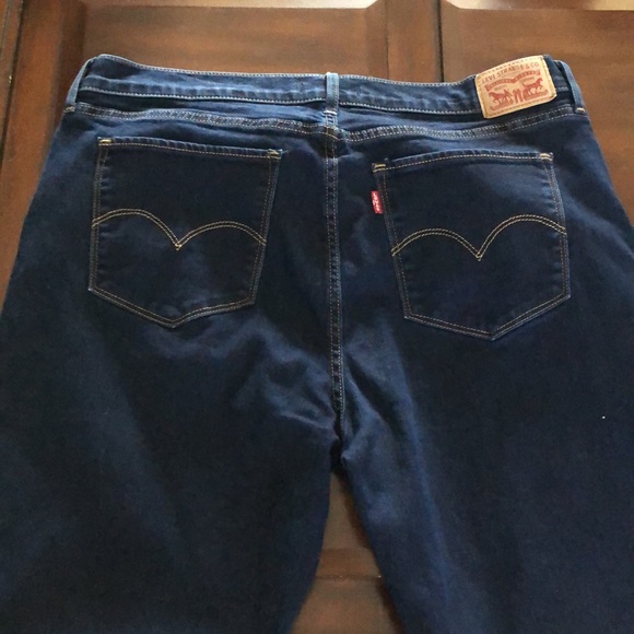 Women’s Levi’s 724 high-rise straight blue jeans waist 35” - Picture 11 of 11